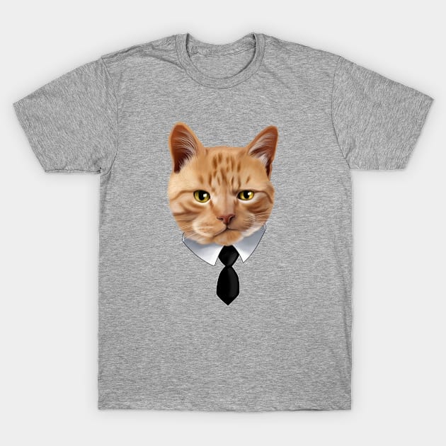 Business cat T-Shirt by Gabi_Faveri